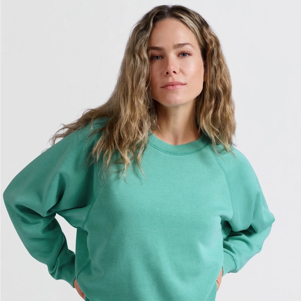YAYA Tiffany blue raglan sweater